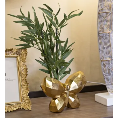 Wazon BUTTERFLY GOLD 22,5X8X15 cm MIN 2